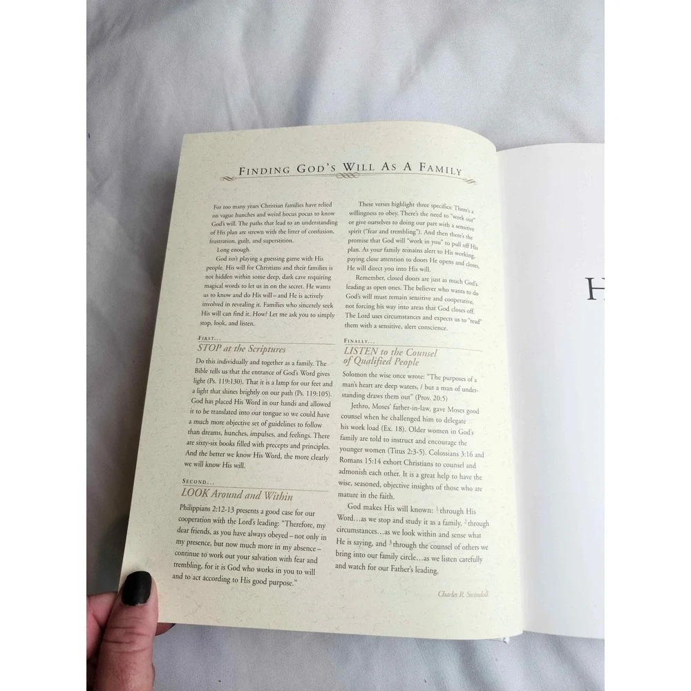 Holman King James Version Holy Bible White Hardcover Words of Christ in Red KJV